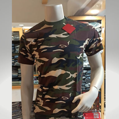 Short Sleeves Camo T-Shirt-SSB