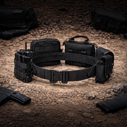 Modular Tactical Battle Belt System – 7 Piece MOLLE Kit