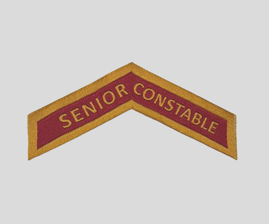 senior constable arm patch  (PACK OF 4)