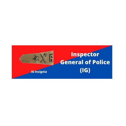 STATE POLICE RANK SET