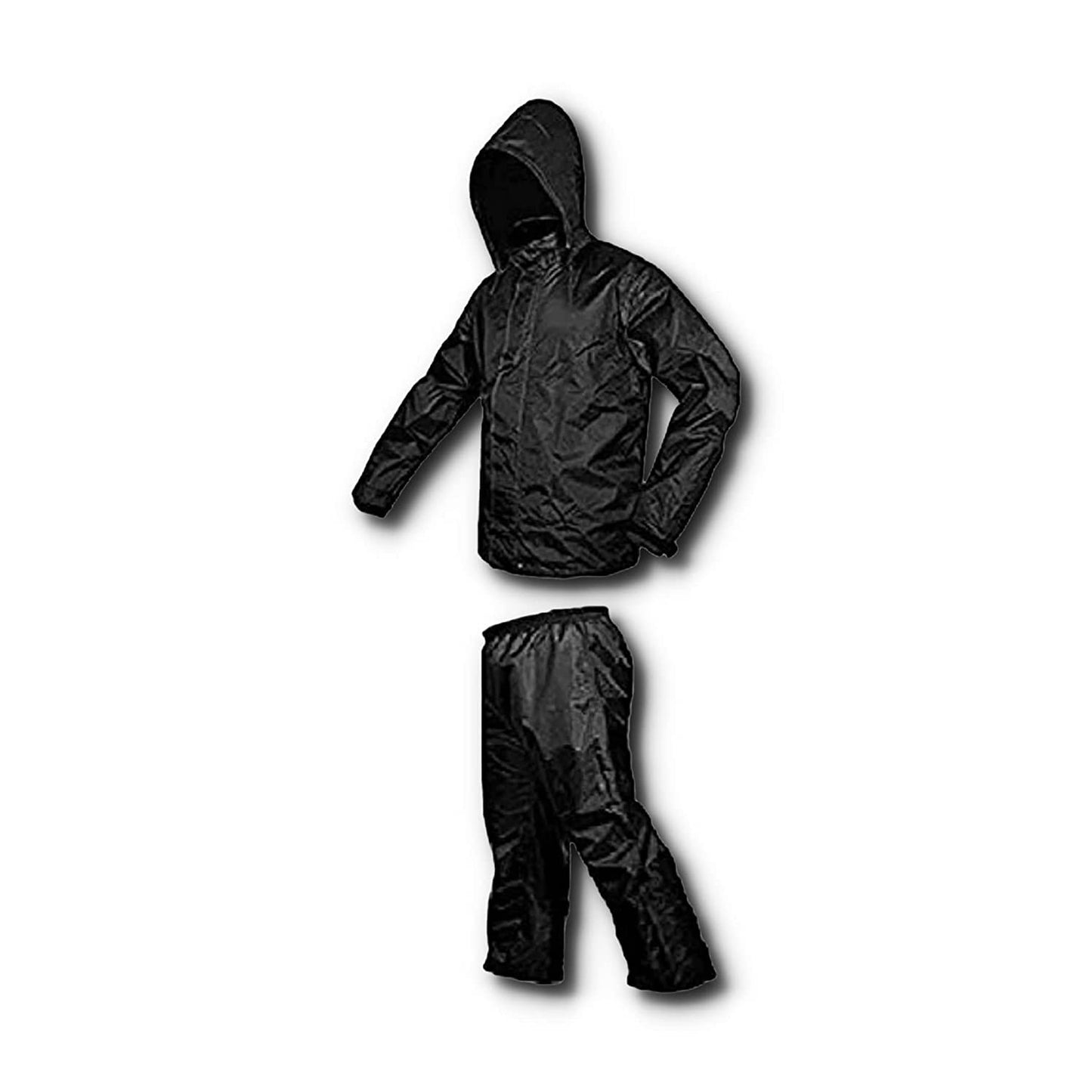 Rain Coat for Men Waterproof Raincoat with Pants Polyester Rain Coat For Men Bike Rain Suit Rain Jacket Suit Mobile Pocket with Storage Bag