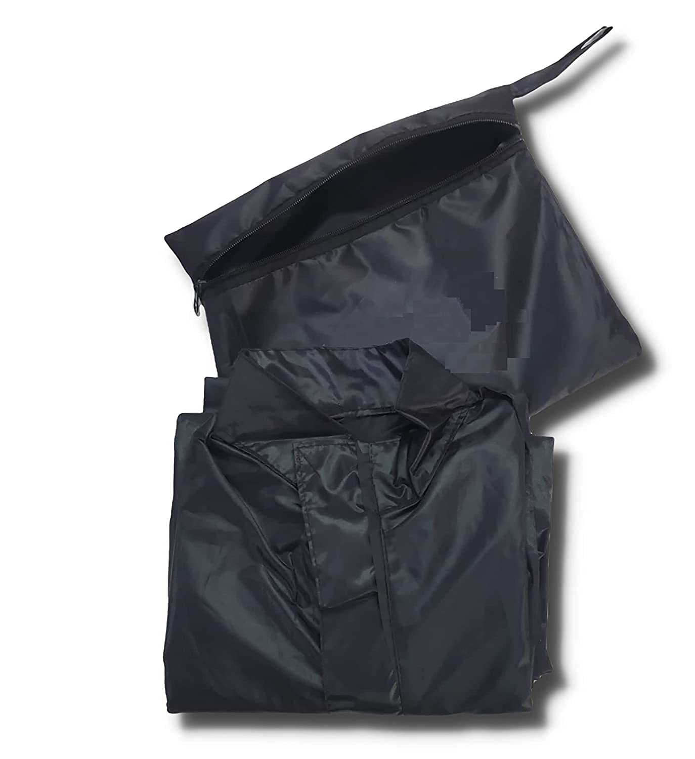 Men's Quarter Zip Black Waterproof Rain Jacket – Plain Clothing Store
