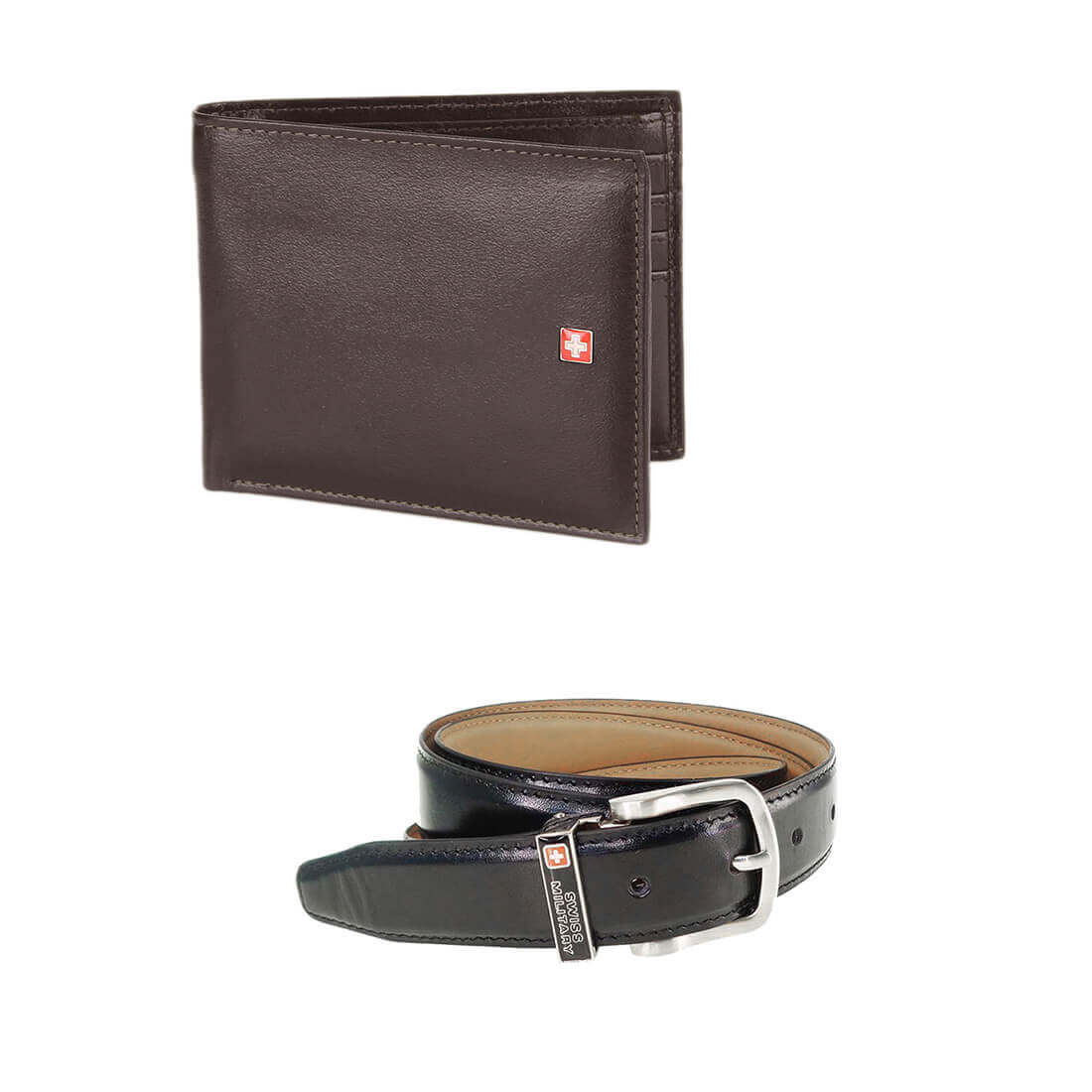 Gift Set of Leather Wallets & Leather Belts Combo Pack (LW23+BLT12)