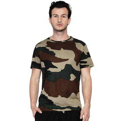 Short Sleeves Camo T-Shirt - CISF