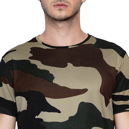 Short Sleeves Camo T-Shirt - CISF