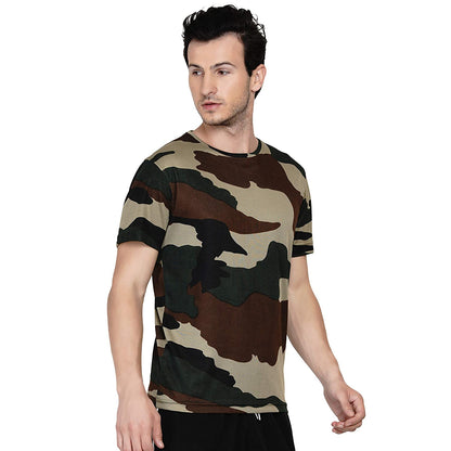 Short Sleeves Camo T-Shirt - CISF