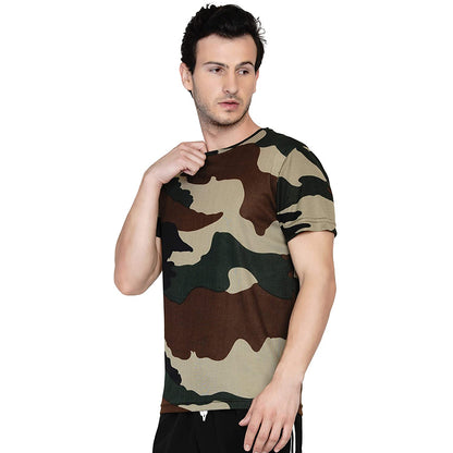 Short Sleeves Camo T-Shirt - CISF