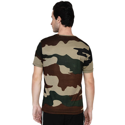 Short Sleeves Camo T-Shirt - CISF