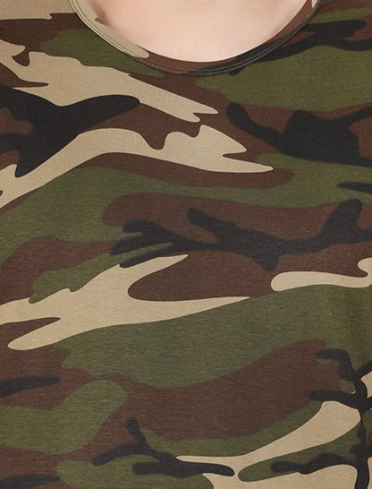 Long Sleeves Camo T-Shirt-SSB