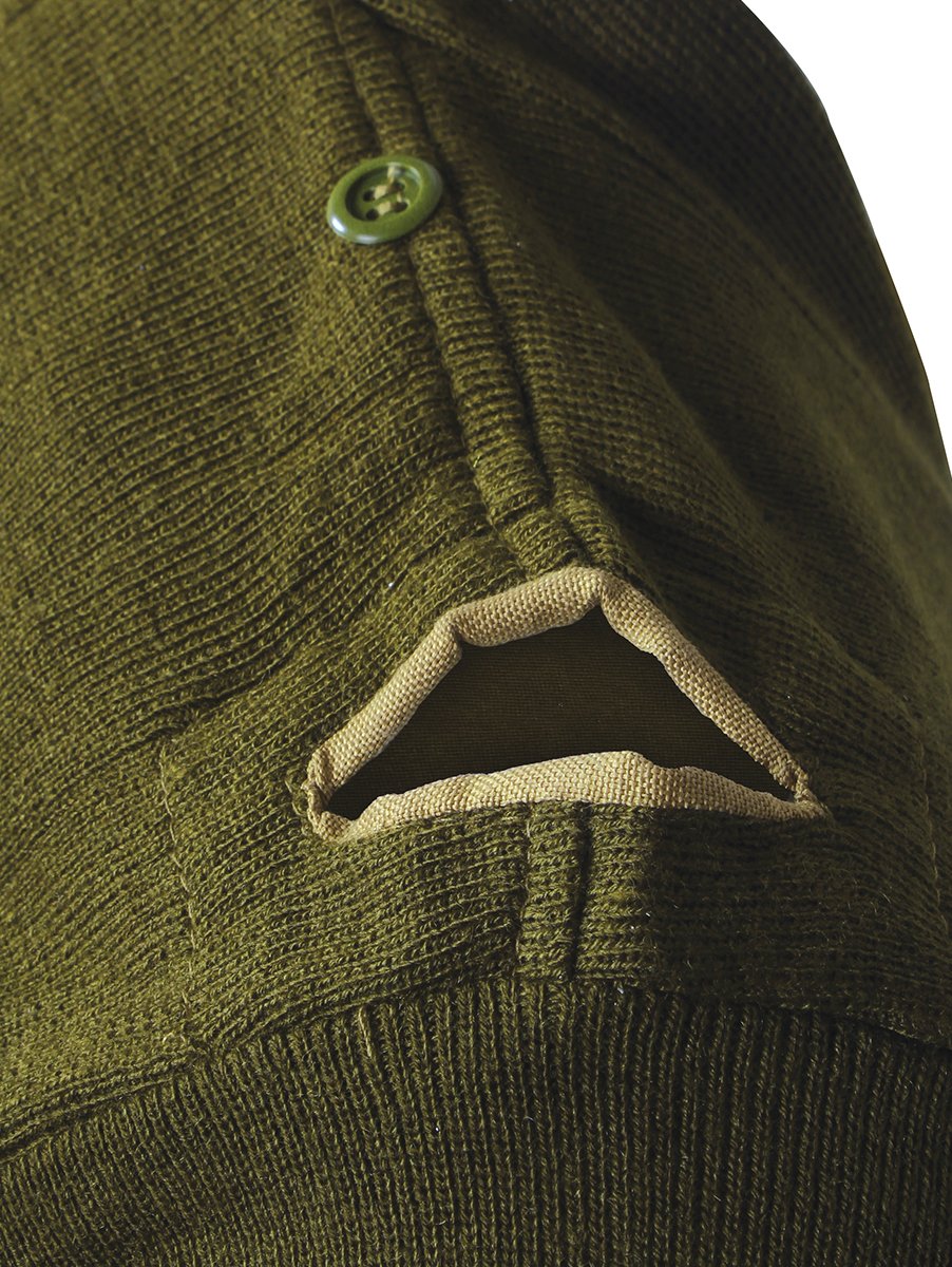 Woolen Jersey Olive – Blue Army