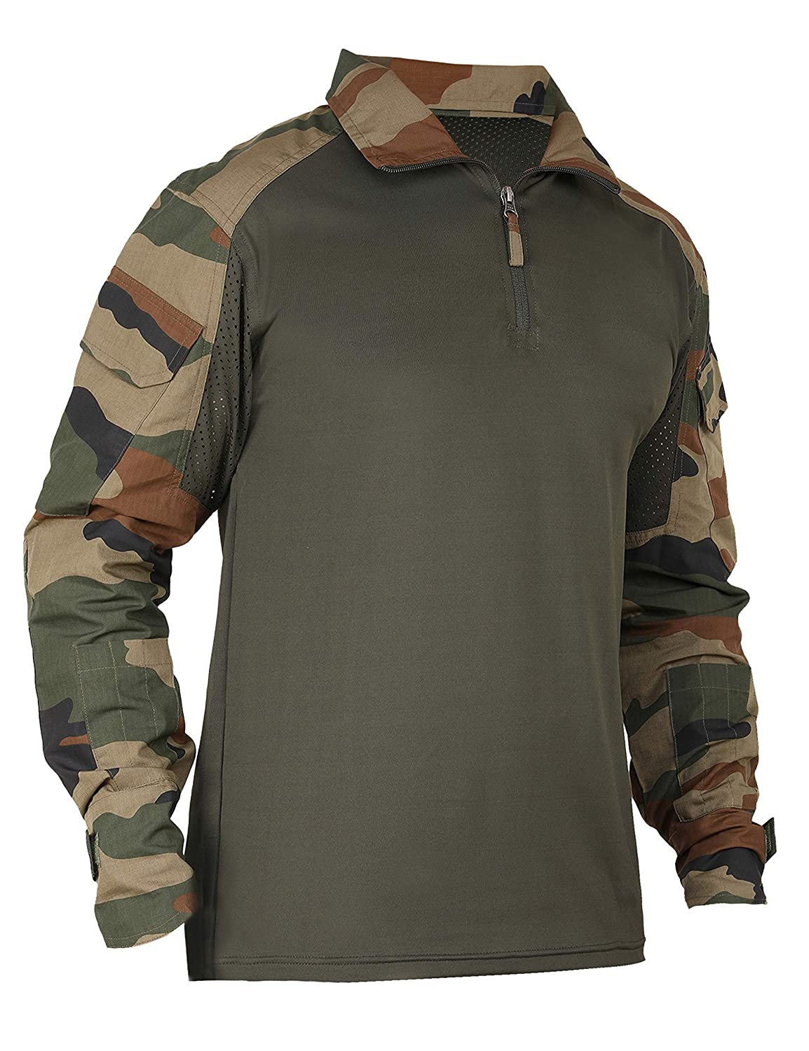 Tactical T Shirt Full Sleeves-Army Print