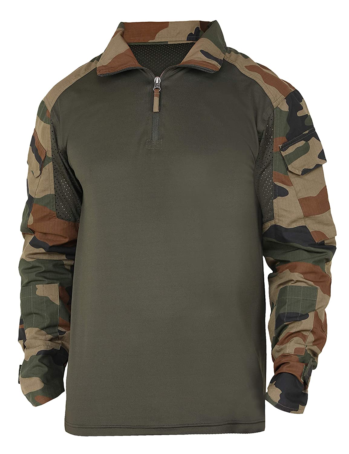 Tactical T Shirt Full Sleeves-Army Print