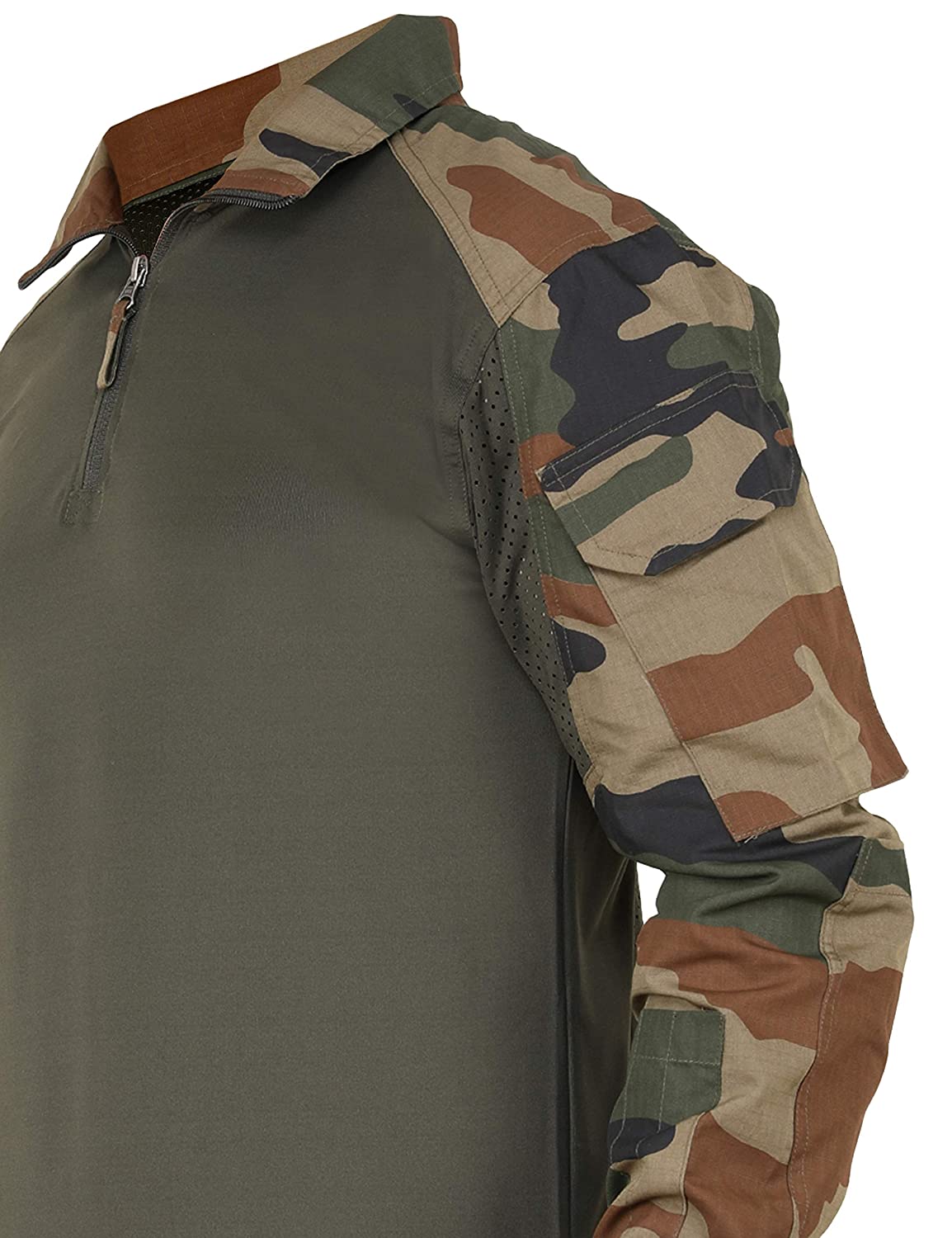 Tactical T Shirt Full Sleeves-Army Print
