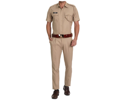 Made to Measure -HALF SLEEVES KHAKHI UNIFORM-OCM FABRIC