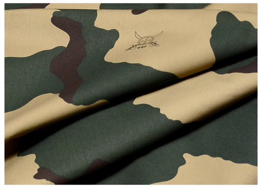 CAMOUFLAGE  FABRIC CUT LENGTH -JCT MILLS- BORDER SECURITY FORCE (BSF)